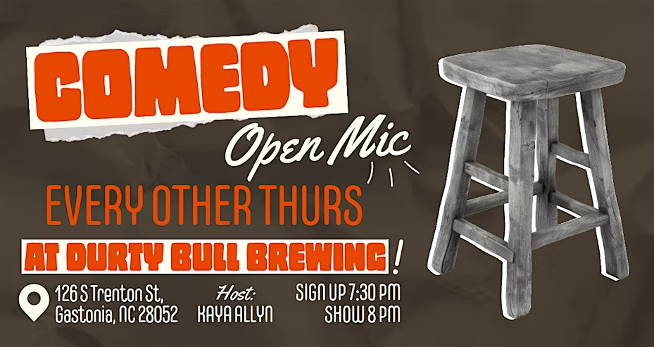 Durty Bull Comedy Show Flyer